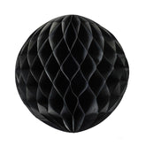 Black Honeycomb Balls 25cm - The Party Room